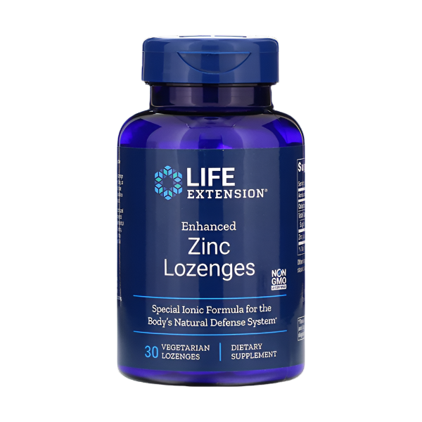 Buy Enhanced Zinc | 30 Lozenges | Life Extension UK