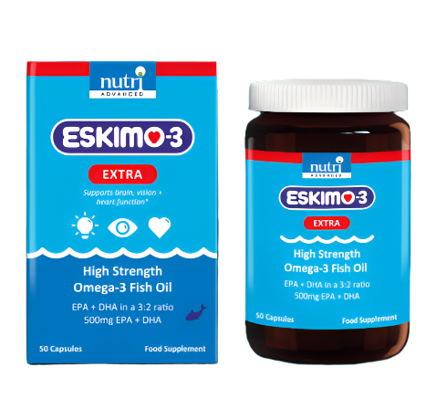 Buy Eskimo®-3 Extra 50 Capsules - High Strength Fish Oil UK