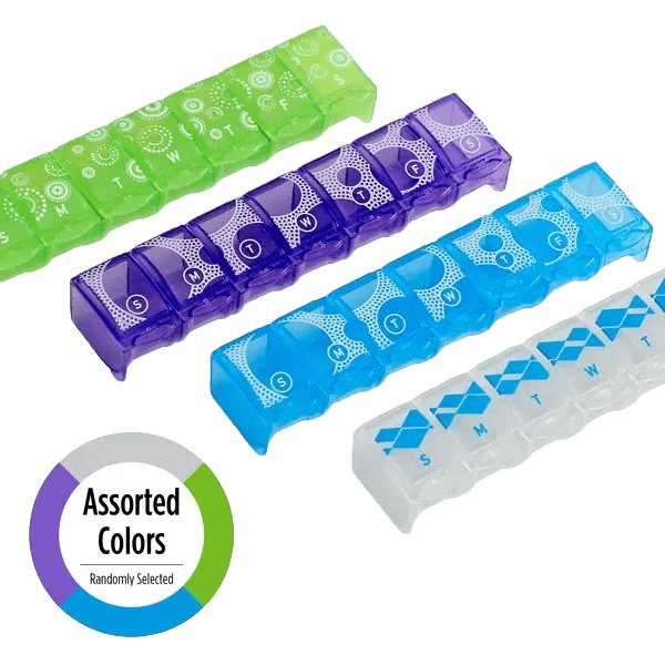 Buy Ezy Dose Weekly Contoured Patterned Pill Planner UK