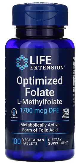 Buy Optimized Folate (L-Methylfolate) | 100 Veg Capsules UK