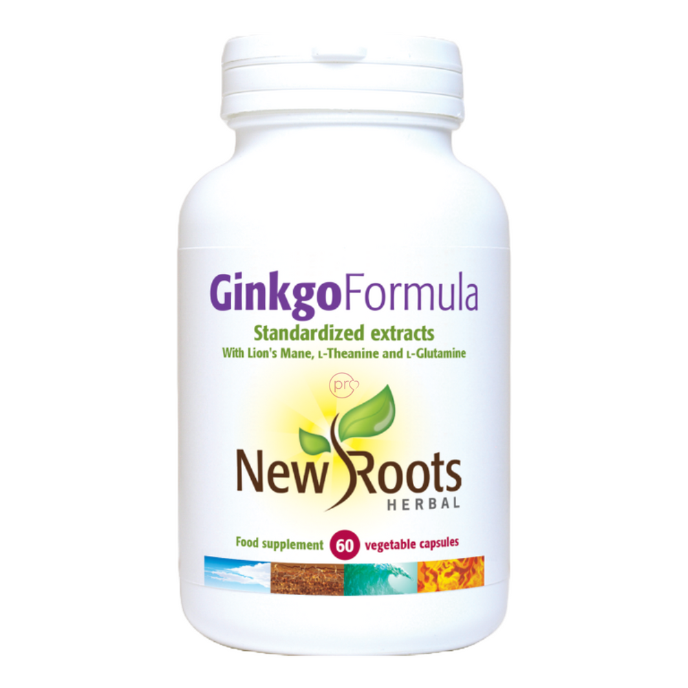 Ginkgo Formula 60 Capsules New Roots Herbal
