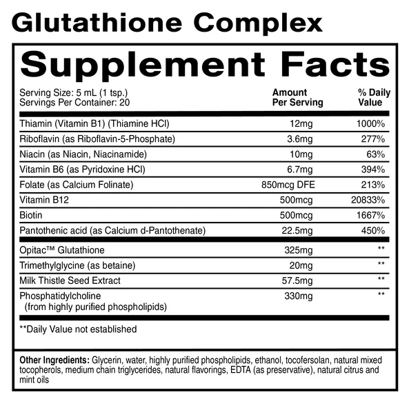 Buy Glutathione liposomal Complex 100ml - Quicksilver Scientific UK online
