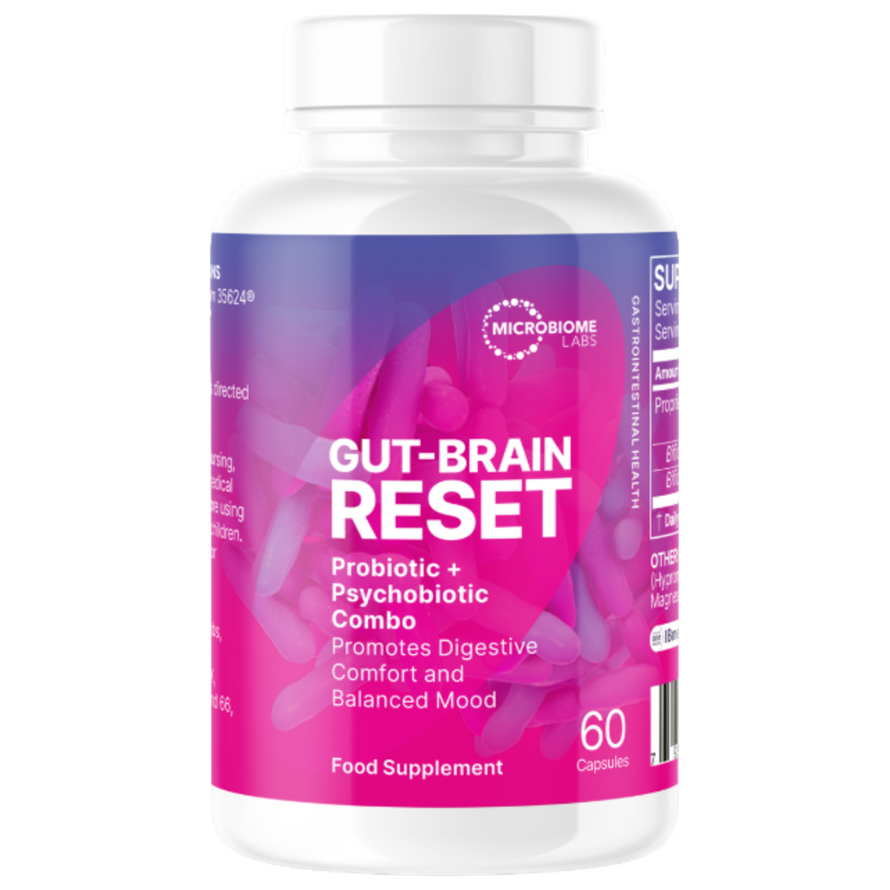 Gut Brain Reset | 60 Capsules | Microbiome Labs UK 