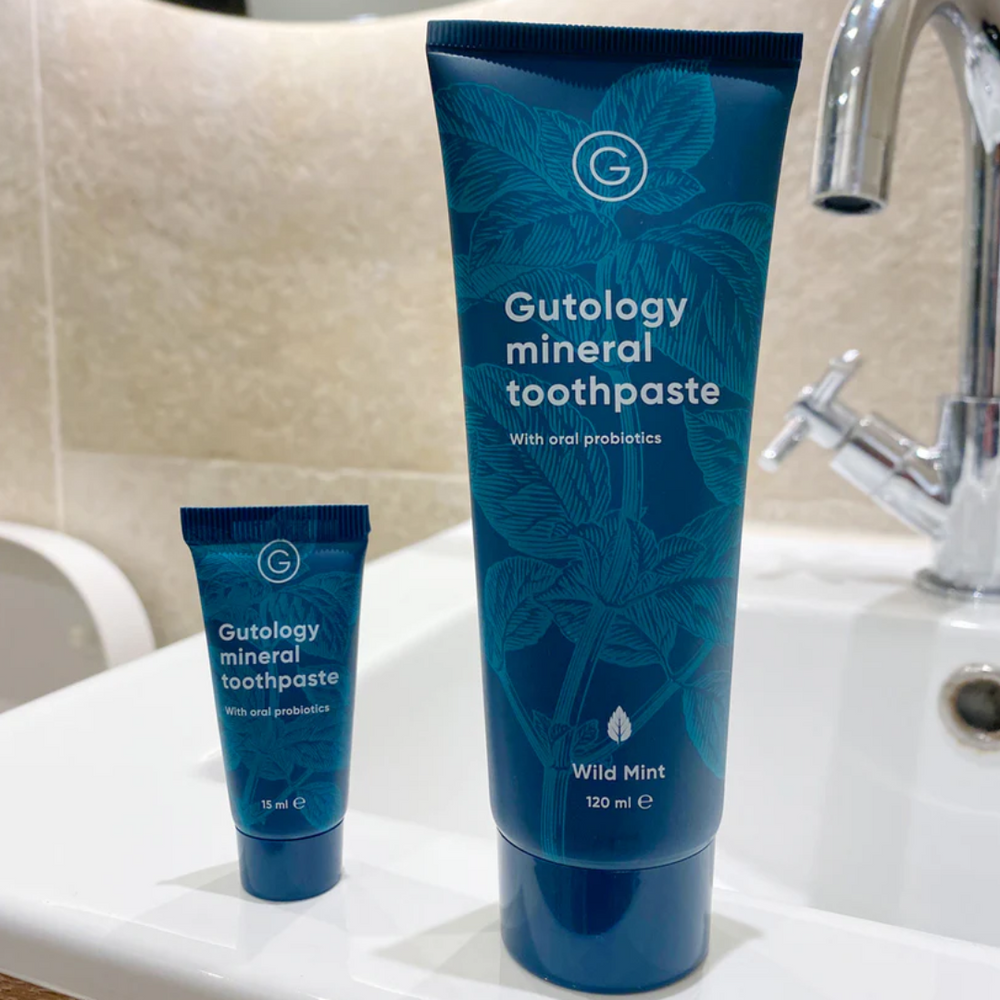 Gutology Toothpaste Travel size (7 Day Supply - 15ml) Wild Mint