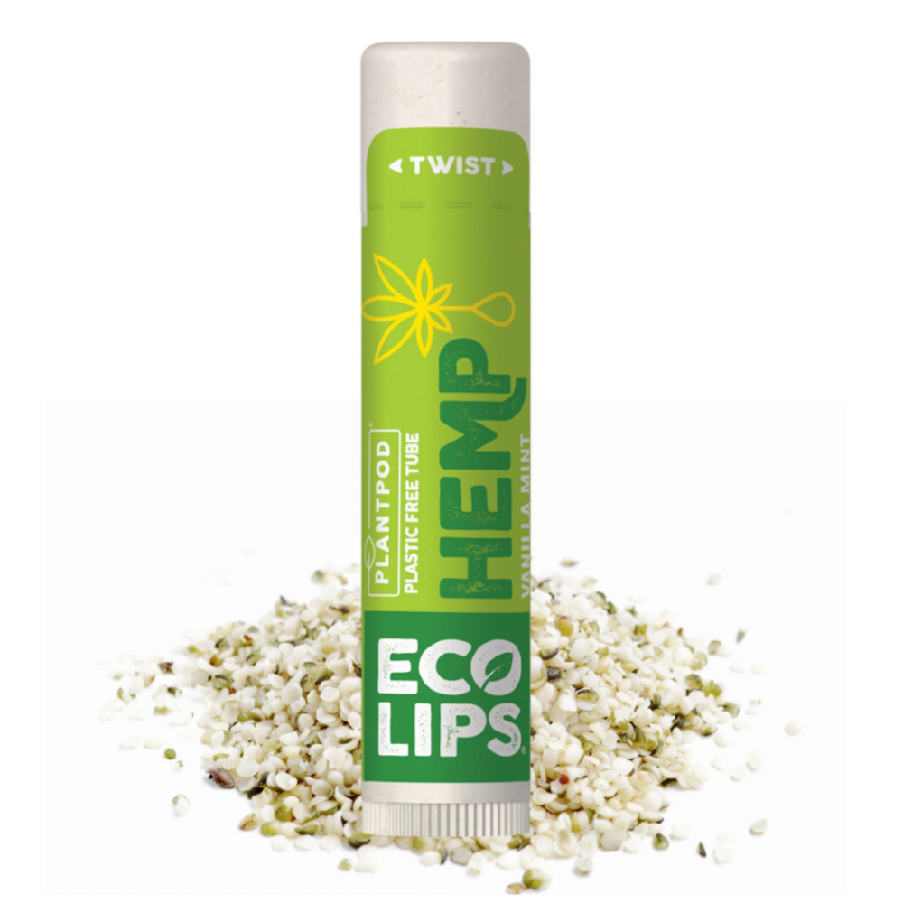 Eco Lips Hemp Vanilla Mint Plant Pod Organic Lip Balm UK online