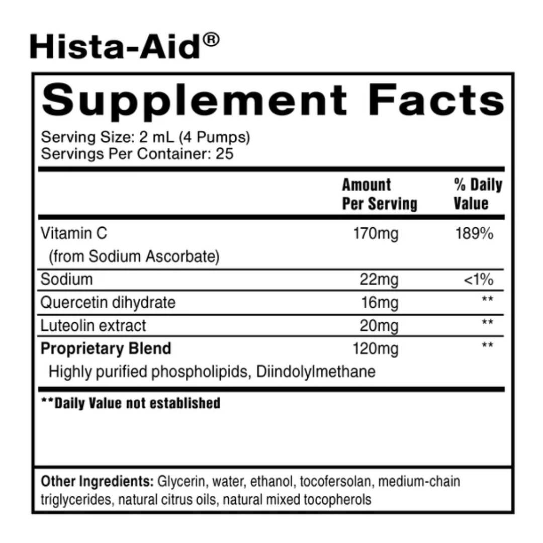 Hista Aid 50ml | Quicksilver Scientific UK