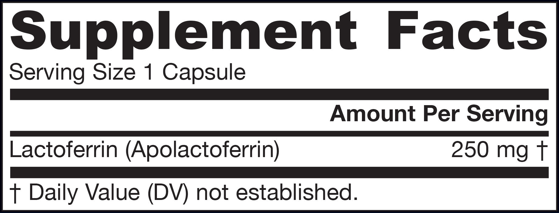 Buy Lactoferrin | 250mg | 60 Capsules UK