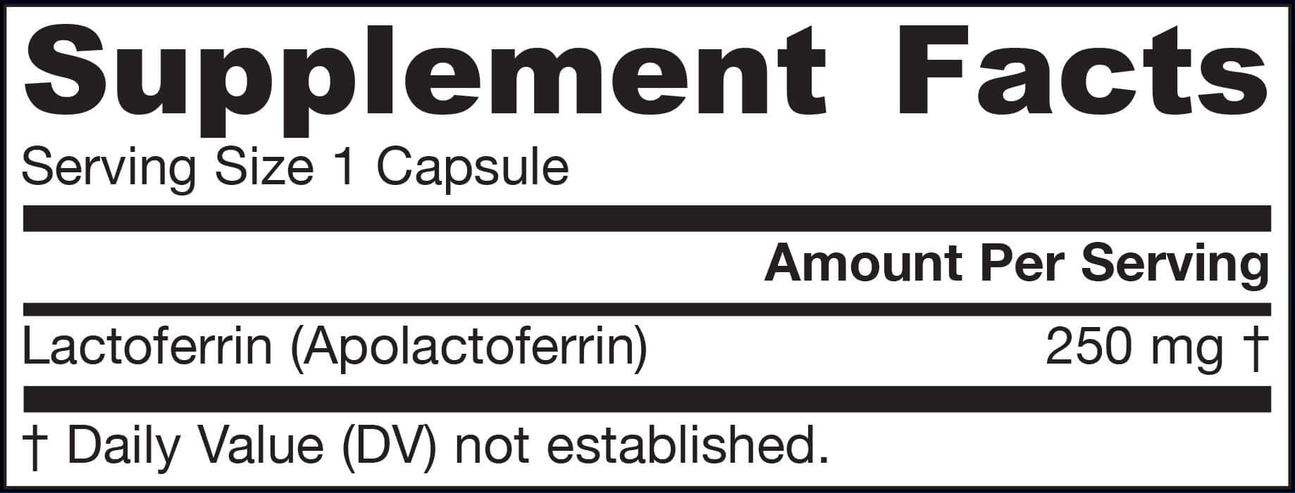 Buy Lactoferrin | 250mg | 30 Capsules UK