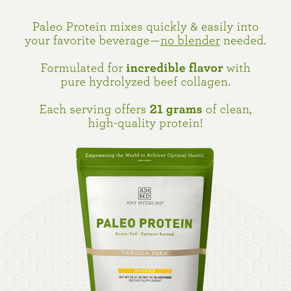 Buy Paleo Protein | Vanilla Bean | 831g UK