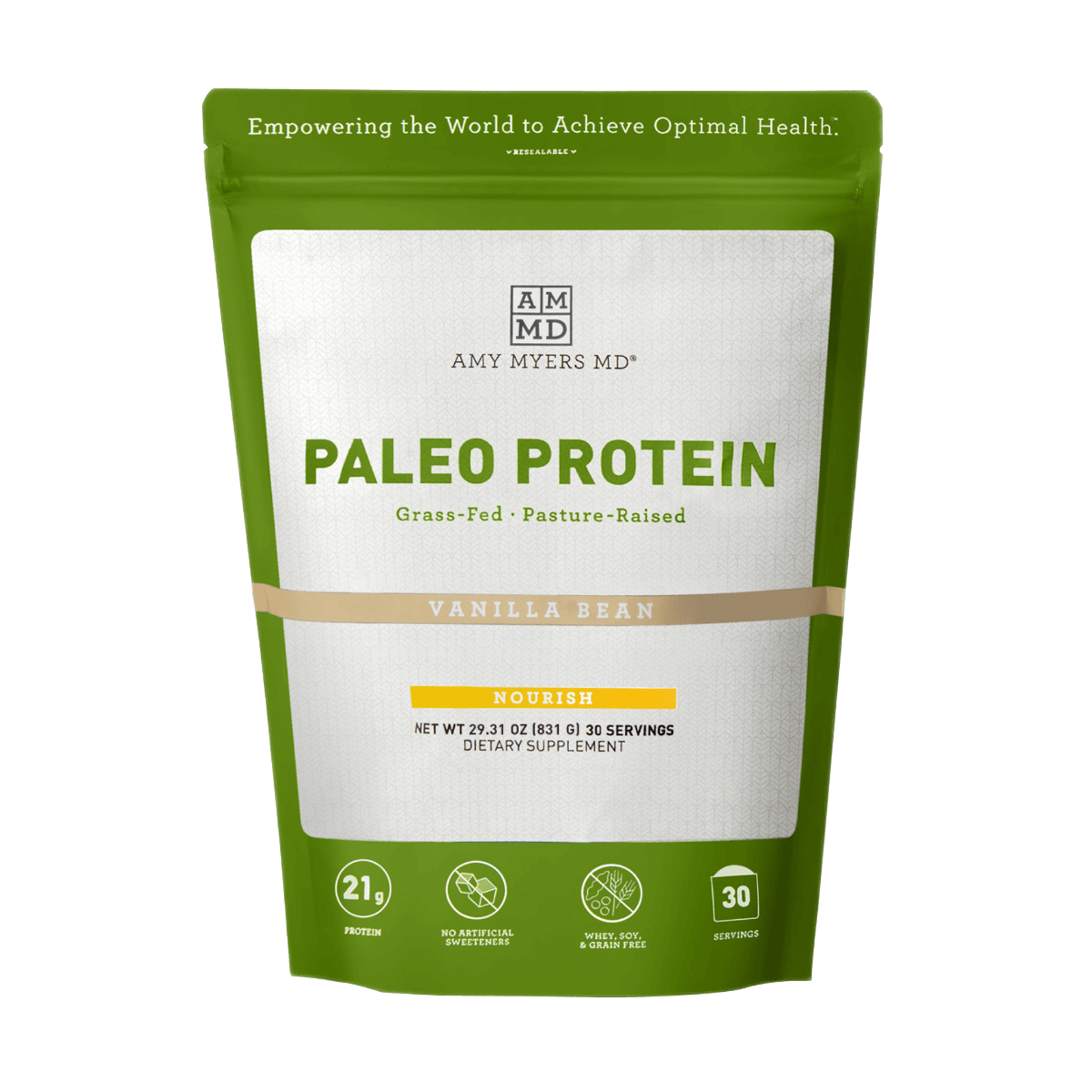 Buy Paleo Protein | Vanilla Bean | 831g UK