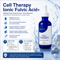 Buy Cell Therapy Ionic Fulvic Acid + | 59ml | Liquid Health UK online