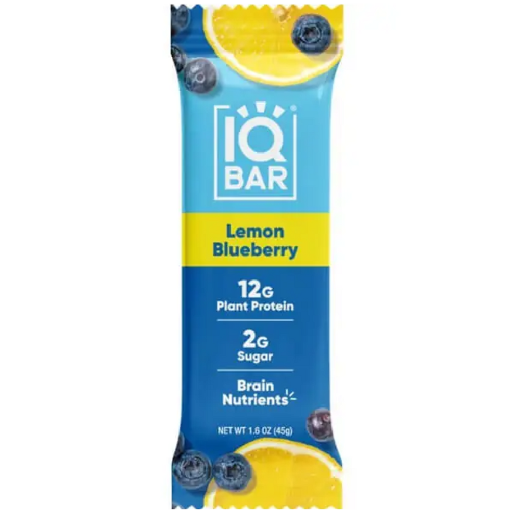 Buy Lemon Blueberry | 1 Plant Protein Bars | IQBAR UK online