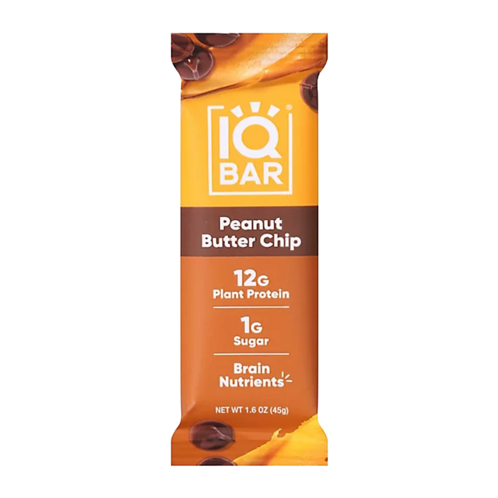Buy Peanut Butter Chip Protein Bars | IQBAR | single Bar UK