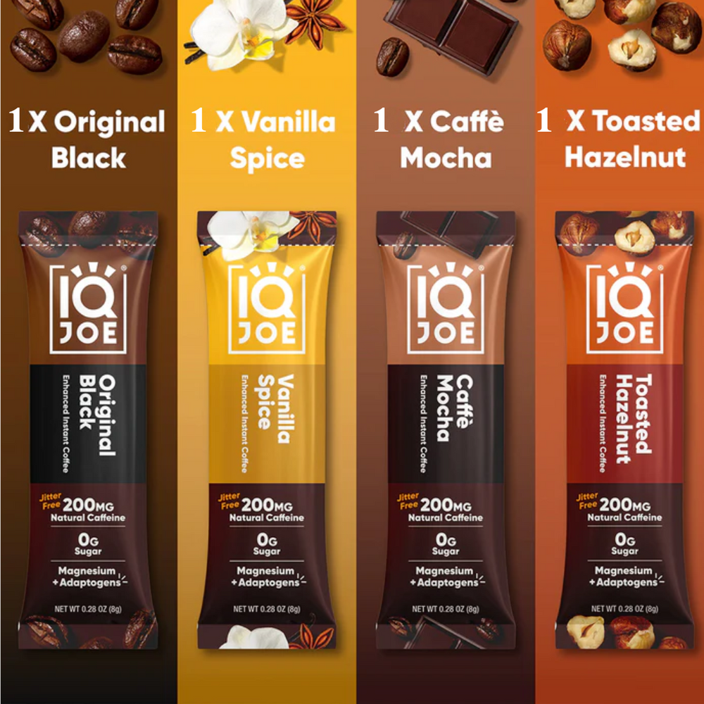 Iqjoe Variety Sampler - adaptogenic coffee with magnesium - Iqbar UK 