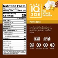Buy IQJOE Vanilla Spice | 40 Coffee sachets UK