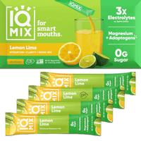 Buy IQMIX Lemon Lime | 20 Electrolyte Hydration Sachets UK