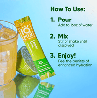 Buy IQMIX Lemon Lime | 20 Electrolyte Hydration Sachets UK
