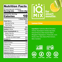 Buy IQMIX Lemon Lime | 20 Electrolyte Hydration Sachets UK