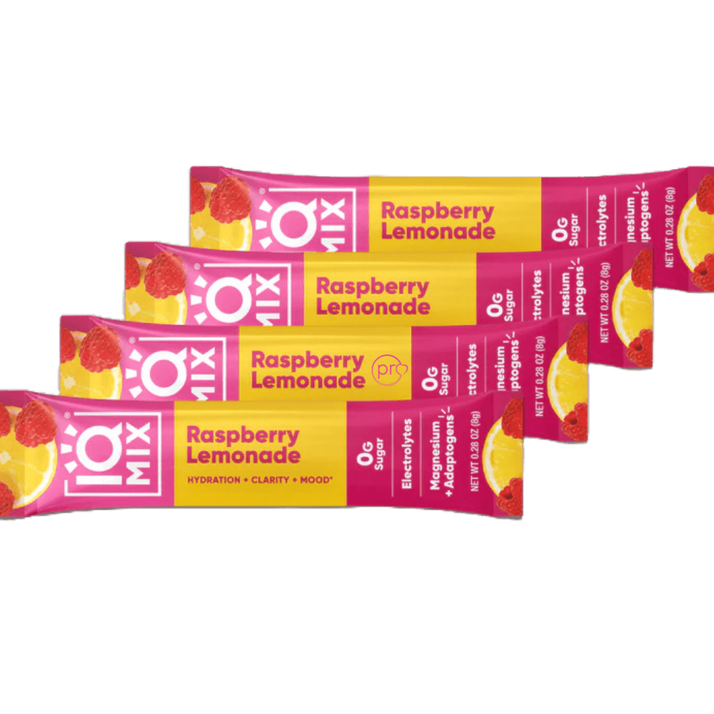 Buy IQMIX Raspberry Lemonade | 20 Electrolyte Hydration Sachets | UK ...
