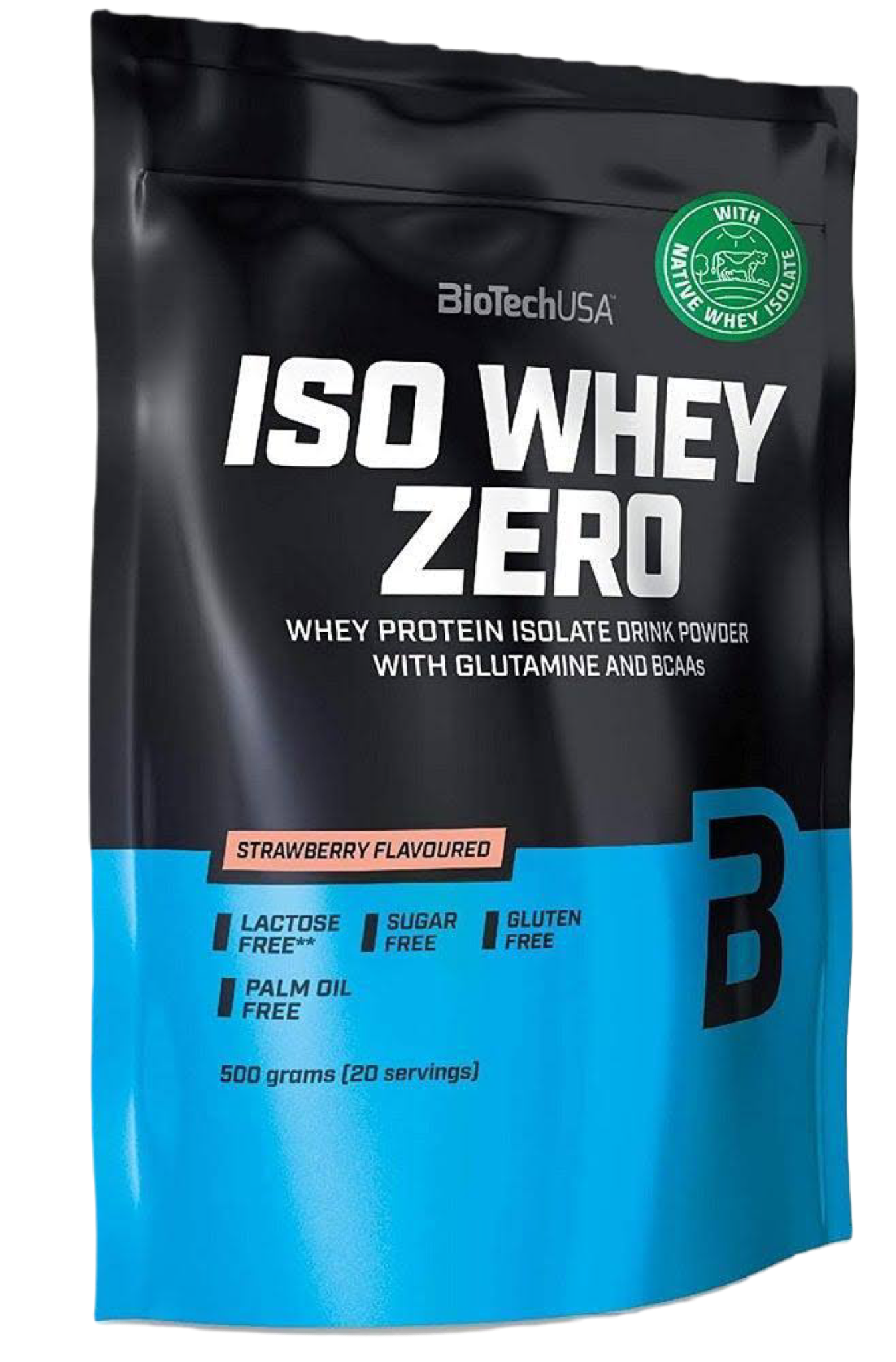 Buy Iso Whey Zero Protein 500g | Strawberry + FREE GIFT UK