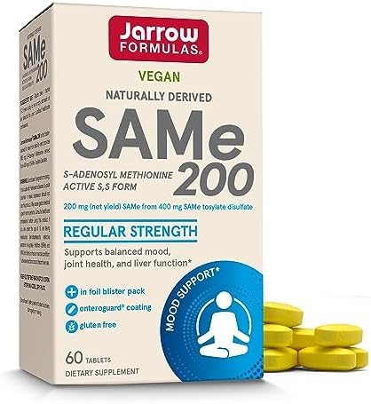 Buy SAMe 200mg | 60 Tablets | Jarrow Formulas UK
