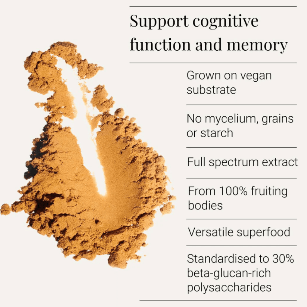 buy Organic Lion's Mane Mushroom Extract | 50g Powder online uk