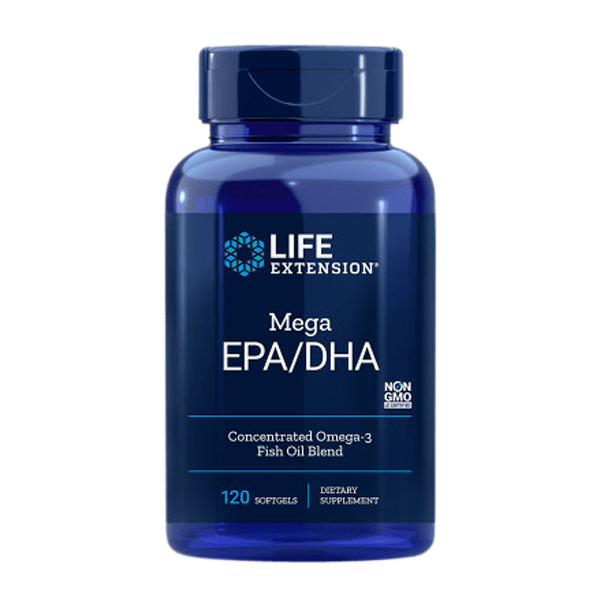 Buy Life Extension - Mega EPA/DHA Foundational Omega-3 120 soft gels UK
