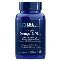 Buy Super Omega-3 Plus EPA/DHA with Sesame Lignans, Olive Extract, Krill & Astaxanthin UK