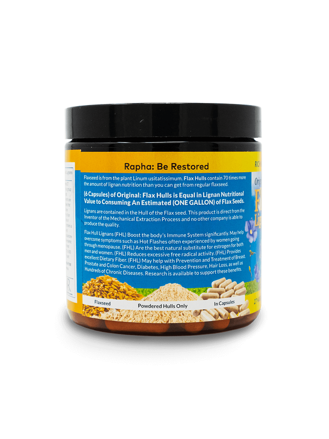 Buy Flax Hull Lignans | 90 Capsules | Rapha Global UK