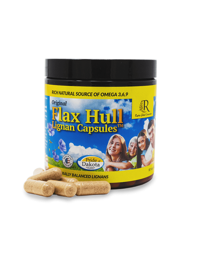 Buy Flax Hull Lignans | 90 Capsules | Rapha Global UK