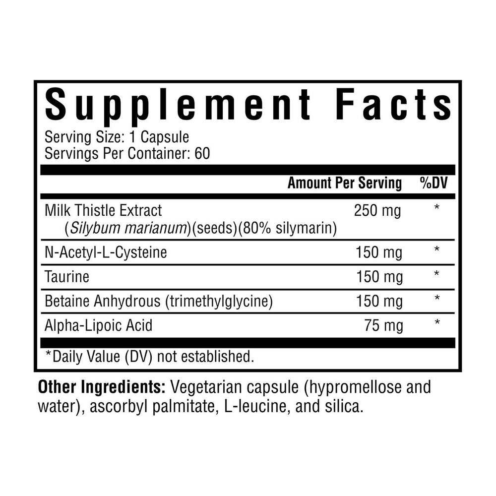 Buy Liver Nutrients | 60 Capsules | Seeking Health UK