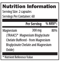 Buy Magnesium Glycinate Complex | 120 Capsule | Designs For Health UK