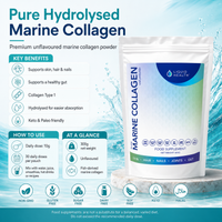 Buy Pure Hydrolysed Marine Collagen | 300g | Liquid Health UK online