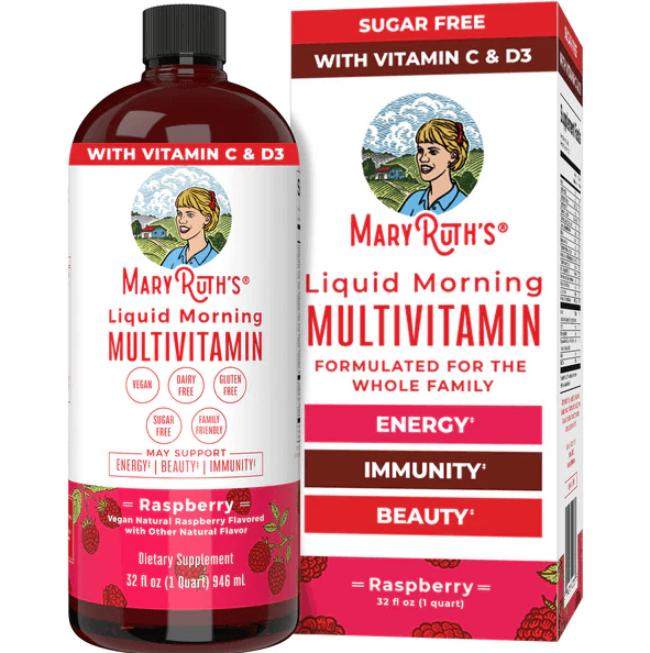 Buy MaryRuth's Liquid Morning Multivitamin | Raspberry | 450ml UK online