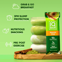 Buy Matcha Chai | Single Plant Protein Bar | IQBAR UK