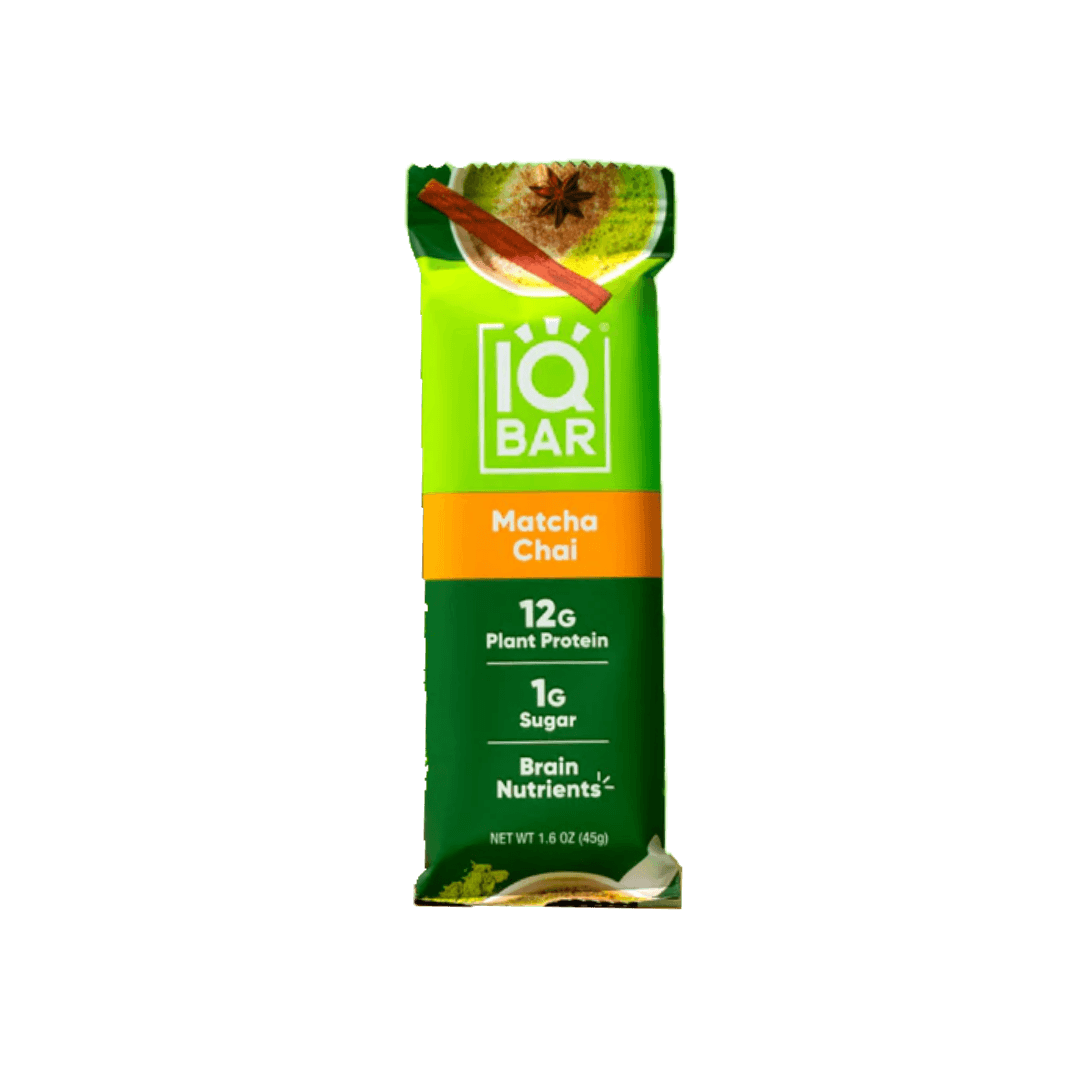 Buy Matcha Chai | Single Plant Protein Bar | IQBAR UK