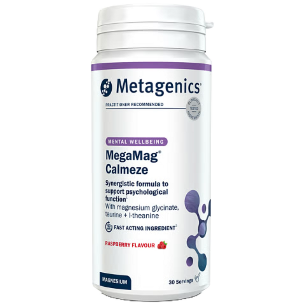 Buy Nutri Advanced MegaMag Calmeze | Raspberry | 30 Servings Metagenics UK