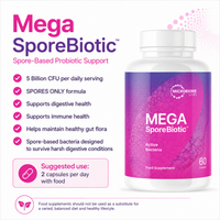 Buy Mega Sporebiotic | SPORES ONLY Formula | 5 Billion CFU | 60 Capsules Microbiome Labs UK online