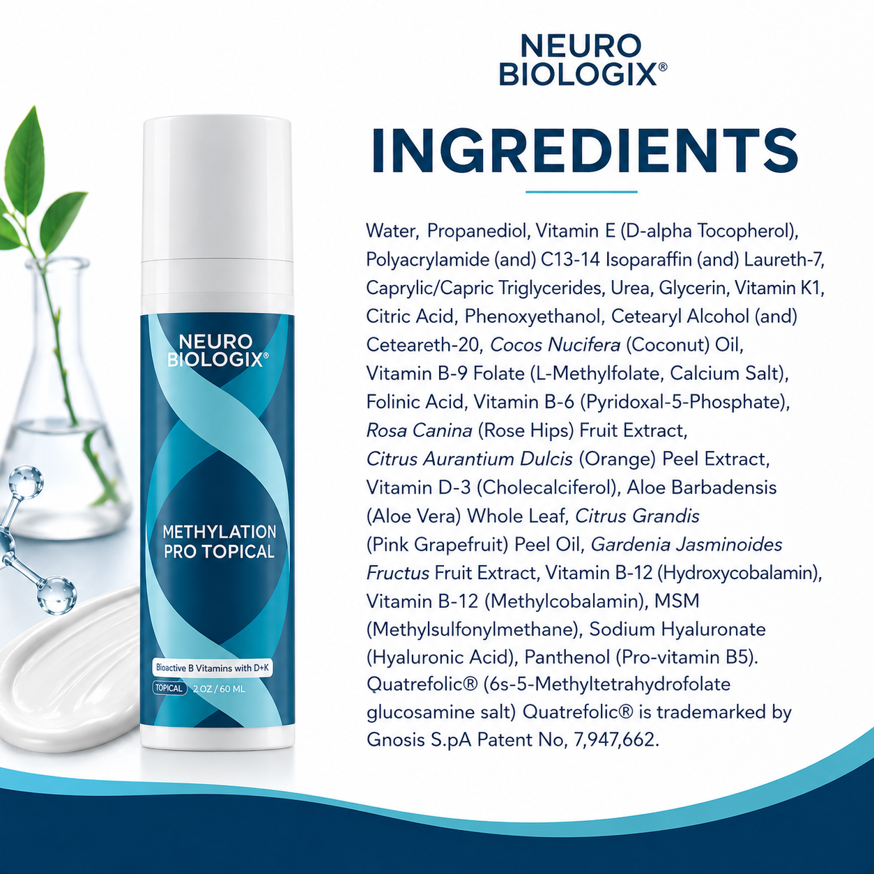 Buy Methylation Pro Topical Cream | 59ml | Neurobiologix UK online