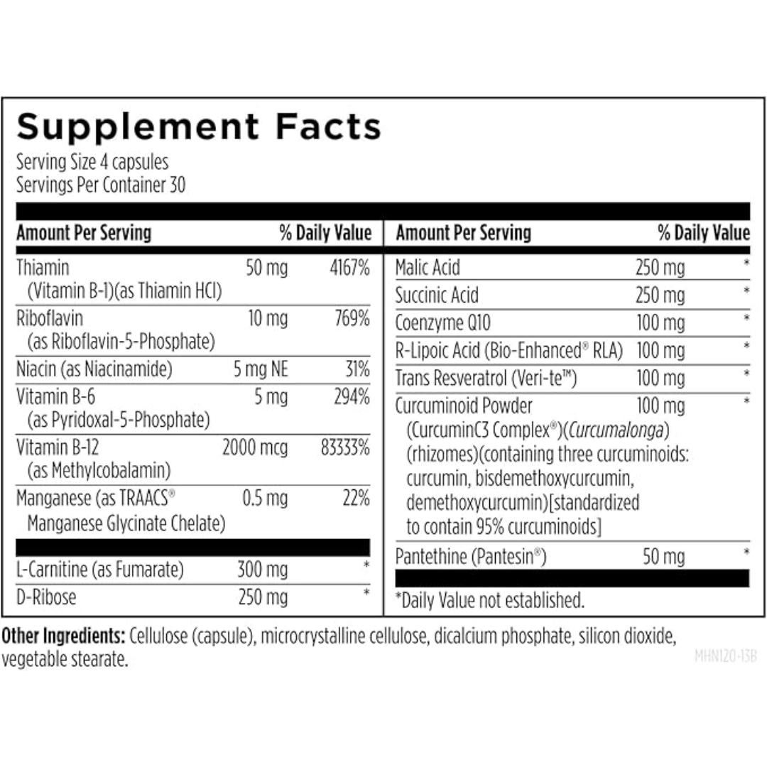 Designs For Health Mitochondrial NRG | 120 Capsules UK online