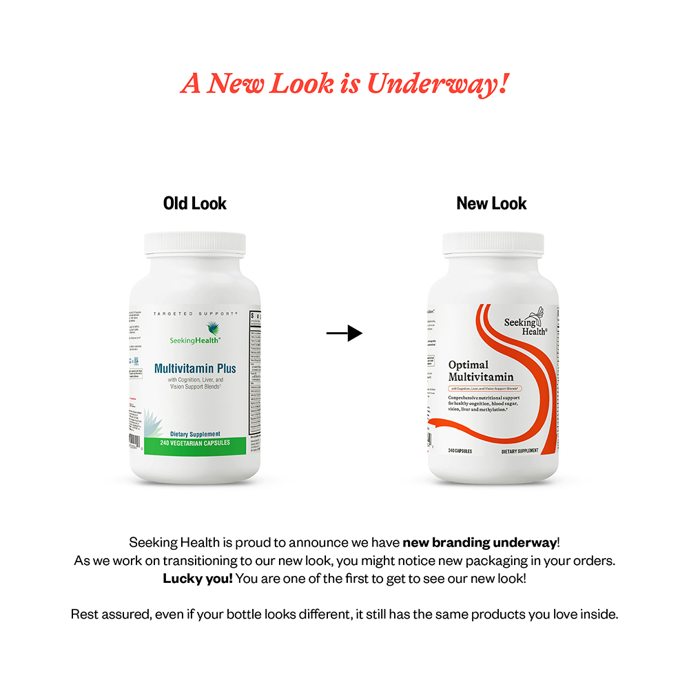 Buy Optimal Multivitamin (Formerly Multivitamin Plus) | 240 Capsules | Seeking Health UK