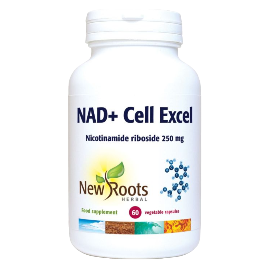 NAD+ Cell Excel - 60 Veg Caps - New Roots Herbal UK