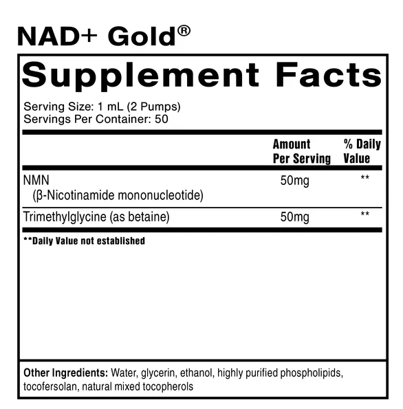 Buy NAD+ Gold 50 ml UK