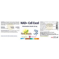 NAD+ Cell Excel - 60 Veg Caps - New Roots Herbal UK