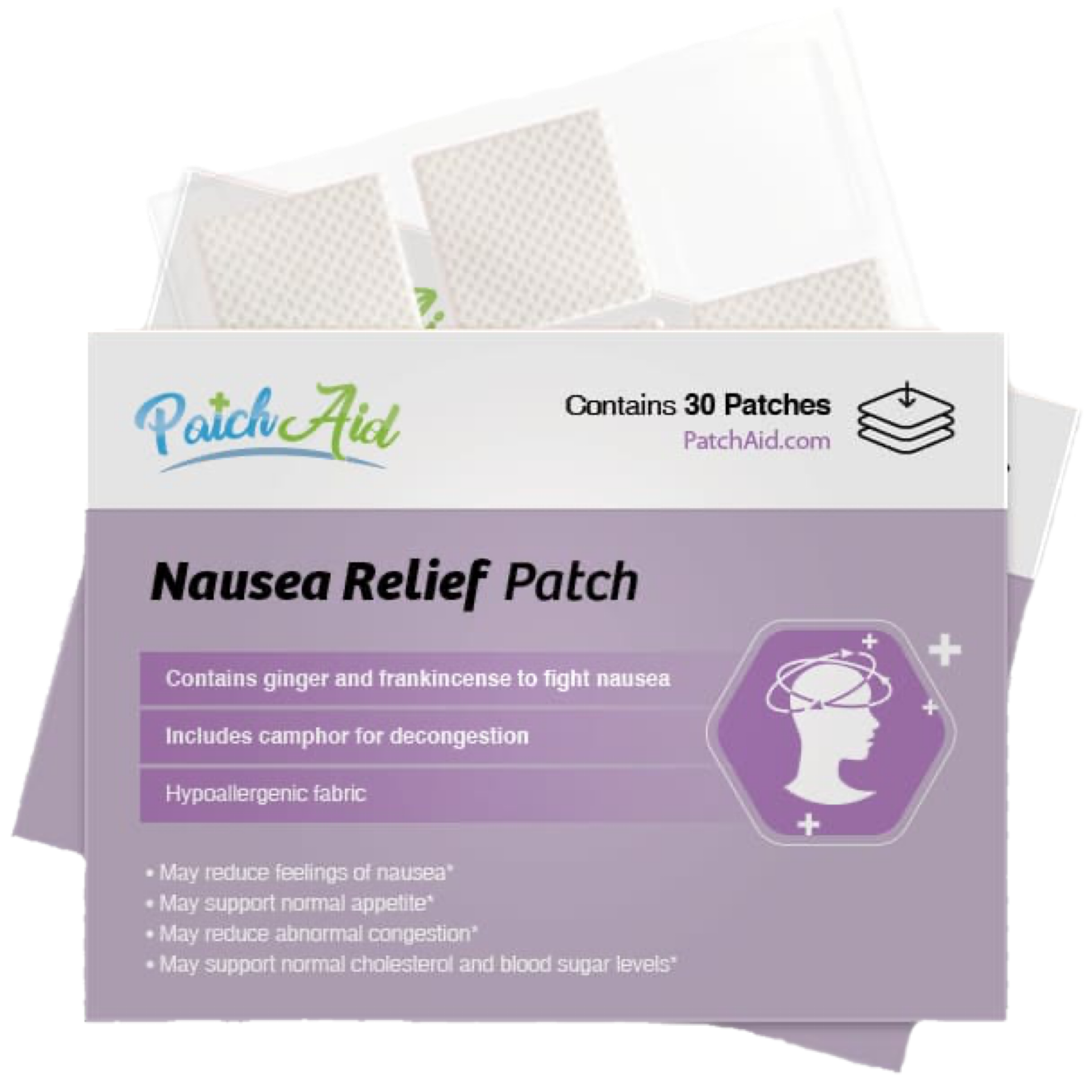 Buy Nausea Relief Topical Patch | 30 Patches UK