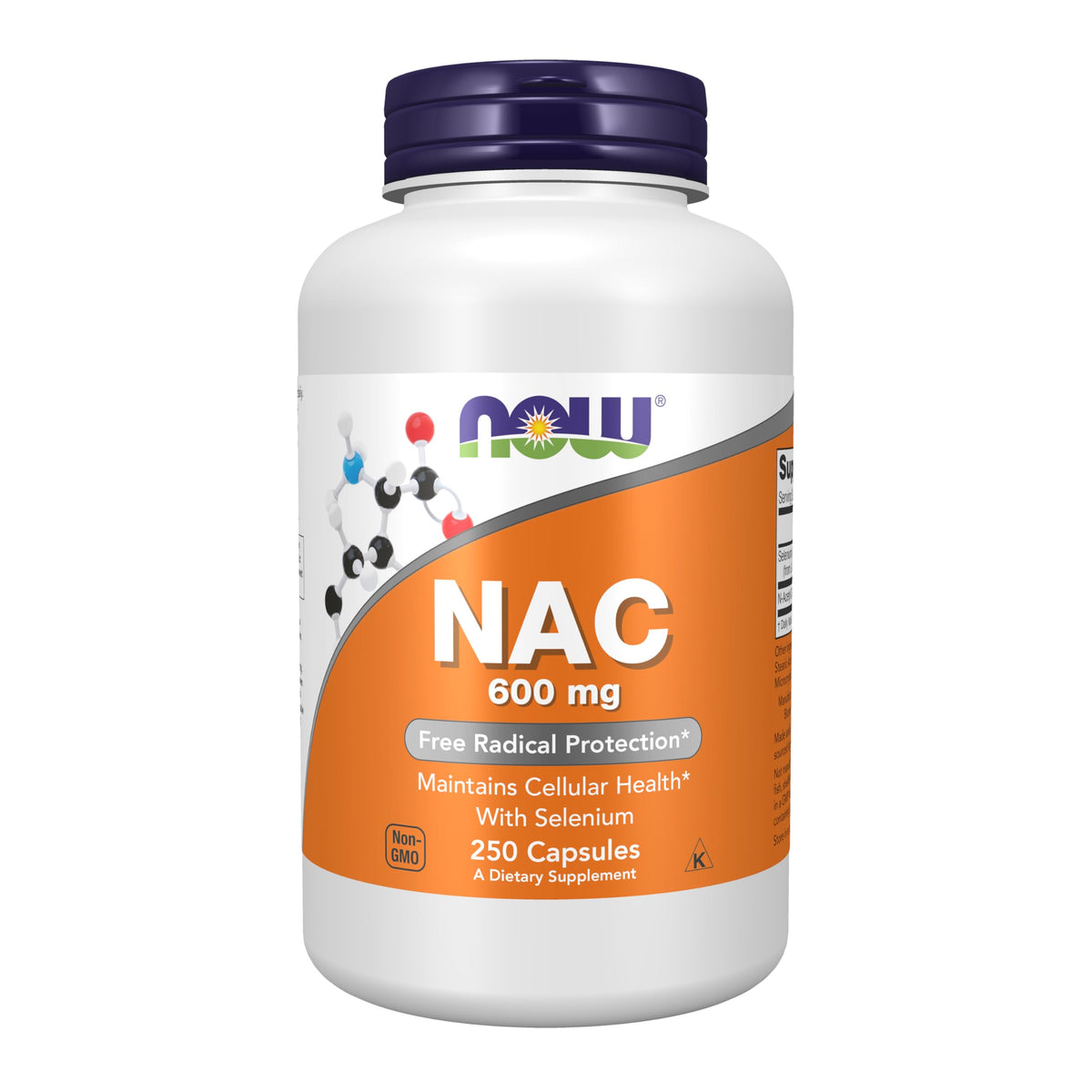 NAC 600 mg | 100 or 250 Capsules | With Selenium