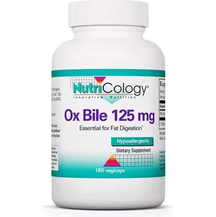 Buy Nutricology Ox Bile | 125mg | 180 Capsules UK