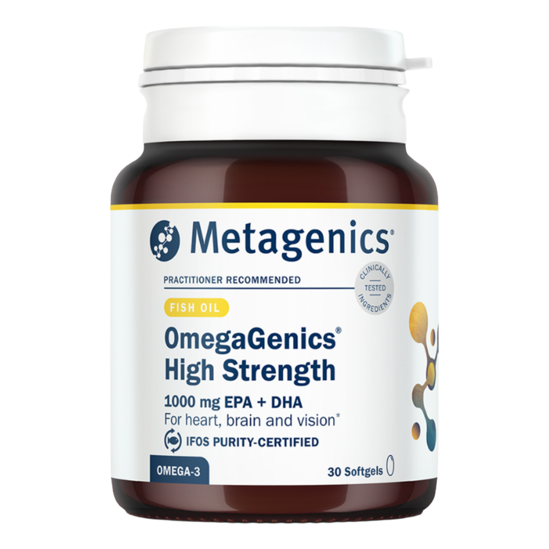 OmegaGenics High Strength Fish Oil | 60 Capsules