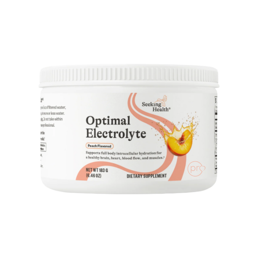 Optimal Electrolyte - Peach Flavour - 30 Servings - seeking health UK 