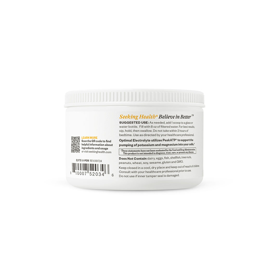Buy Optimal Electrolyte Unflavoured | 168.6g | Seeking Health UK